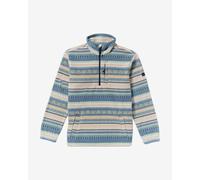 Polaire Billabong Boundary demi-zip bleu clair beige - M