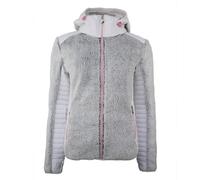 Polaire bimatière à capuche femme Degré Celsius Amaretto Blanc S