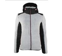 Polaire bimatière à capuche femme Degré Celsius Amaretto Noir XL