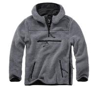 Brandit Veste en polaire gris basalte / noir, Taille XXXL
