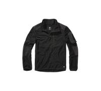 Brandit Troyer Ripstop Half Zip Fleece Noir M Homme