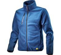 POLAIRE BROSSÉ DIADORA BLEU FONCÉ SWEAT PILE FZ - 172118 60033 L
