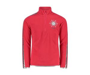 Polaire col roulÃ© et demi-zip fille CMP Rouge 3 ans