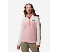 Columbia - Women's Benton Springs 1/2 Snap Pull Over II - Pull polaire - XS - eraser pink / dark stone / tuscan