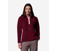 Columbia Femme Benton Springs™ 1/2 Snap Over II Pull en Polaire, Rich Wine, Eraser Pink, M EU
