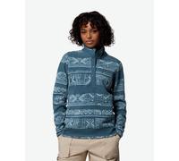 Polaire Columbia Benton Springs Printed Half Zip bleu blanc femme - S