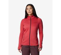 Polaire Columbia Crystal Leaf Omni-Heat Helix Full Zip rouge femme - XS