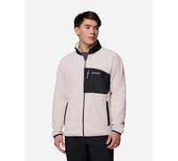 Polaire Columbia Fast Trek Overlay Full Zip blanc crème noir - XL