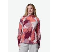 Polaire Columbia Glacial IV Print Half Zip orange rose femme - L