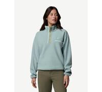 Columbia - Women's Helvetia II Cropped Half Snap Fleece - Pull polaire - XL - crushed blue / safari / marine light