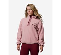 Polaire Columbia Helvetia II Cropped Half Snap rose femme - S