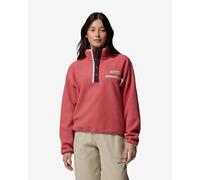 Polaire Columbia Helvetia II Cropped Half Snap rose rouge femme - XS