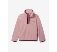Columbia - Polaire demi-pressionnée -Enfant - Helvetia II Half Snap Fleece Eraser Pink Fig - Taille Enfant XS - Rose Rose XS