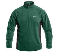 Columbia Klamath Range 2 Half Zip Pull en polaire Homme , Forêt tropicale, noir , M