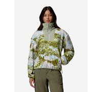 Columbia - Sequoia Grove Printed Half Zip - Polaire femme Citron Haze / Fieldaze - XL