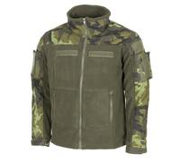 MFH US Combat Fleece Jacket Czech Woodland taille L