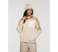 Polaire Cotopaxi Abrazo Half Zip blanc marron clair femme - L