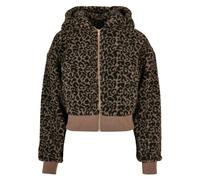 Urban Classics Short Oversized Aop Sherpa Jacket Marron 2XL Femme
