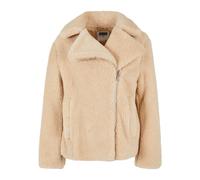 Urban Classics Sherpa Biker Jacket Beige 2XL Femme