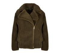 Polaire de motard sherpa femme Urban Classics Vert M