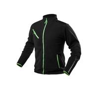 NEO TOOLS Veste de travail en polaire pour homme avec Cordura bleu/noir Taille S à 3XL - Veste polaire de qualité supérieure pour homme avec éléments réfléchissants - Veste polaire chaude et légère -