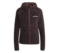 Adidas Organiser Techrock Reversible High-pile-fleece Full Zip Fleece Marron S Femme