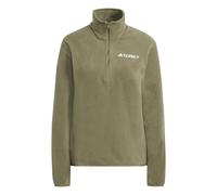Adidas Multi Essentials Half Zip Fleece Vert S Femme