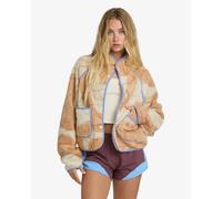 Billabong - Polaire en sherpa zippée - Dawney Snap Up Fleece White Cap pour Femme en Silicone - Taille M - Beige Beige M
