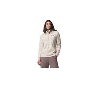 Polaire femme columbia 1 2 snap benton springs printed blanc beige