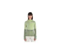 Polaire femme icebreaker merinos 200 realfleece descender vert