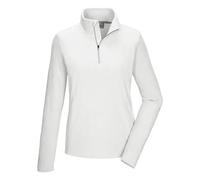 Killtec Femme T-Shirt en Polaire avec col Montant et Fermeture éclair KSW 101 WMN FLC SHRT, gebrochenes Weiss, 42, 40880-000