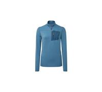 Polaire femme mountain equipment lumiko zip t bleu
