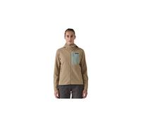 Polaire femme patagonia r1 crossstrata hoody beige