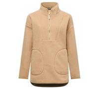 Regatta Frankie Borg Longline Half Zip Fleece Marron 38 Femme