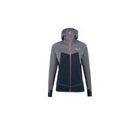Salewa Femme PUEZ HYBRID PL W FZ HDY Veste Softshell, navy blazer melange/6080, 44/38