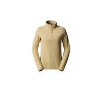 Polaire femme the north face 100 glacier 1 4 zip beige
