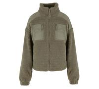 Urban Classics Sherpa Mix Jacket Vert L Femme