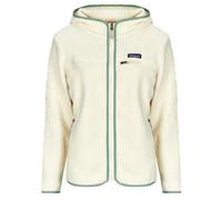 Patagonia - Veste en Polartec® - W's Retro Pile Hoody Natural w/Ellwood Green pour Femme - Taille XS - Beige Beige XS