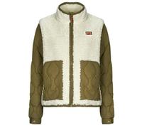 Polaire femmes Superdry FLEECE HYBRID JACKET Beige FR 38