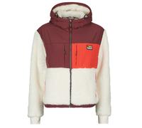 Superdry - Super Soft Hybrid Full Zip - Polaire femme Desert Bone Off White / Port Red - L