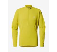 Polaire Haglöfs L.I.M Tempo Trail Half Zip vert jaunâtre. - XL