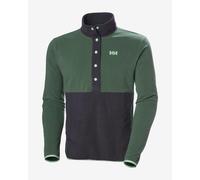Polaire Helly Hansen Daybreaker Snap Pullover vert bleu foncé - S