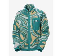 Polaire Helly Hansen Imperial Printed Pile Snap vert jaune blanc femme - S