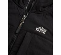 Superdry & Co Veste en polaire noir / blanc cassé, Taille M