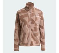 Adidas Terrex Multi Printed Full Zip Fleece Marron XS Femme