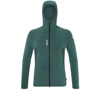 Polaire millet fusion grid hoodie vert homme