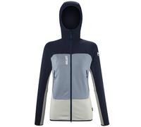 Polaire millet fusion grid hoodie bleu gris femme
