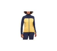 Polaire millet fusion grid jaune bleu femme