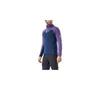 Polaire millet kamet grid hoodie bleu violet homme