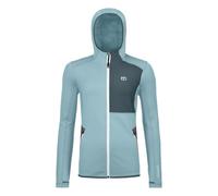 Polaire ORTOVOX FLEECE HOODY W (glacier grey) femme XS